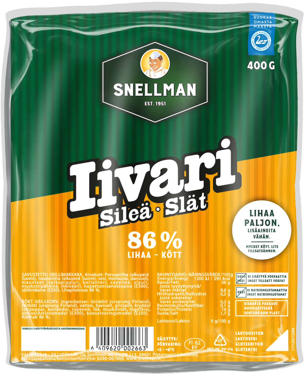 Iivarin vartaat resepti ja ohje Snellman