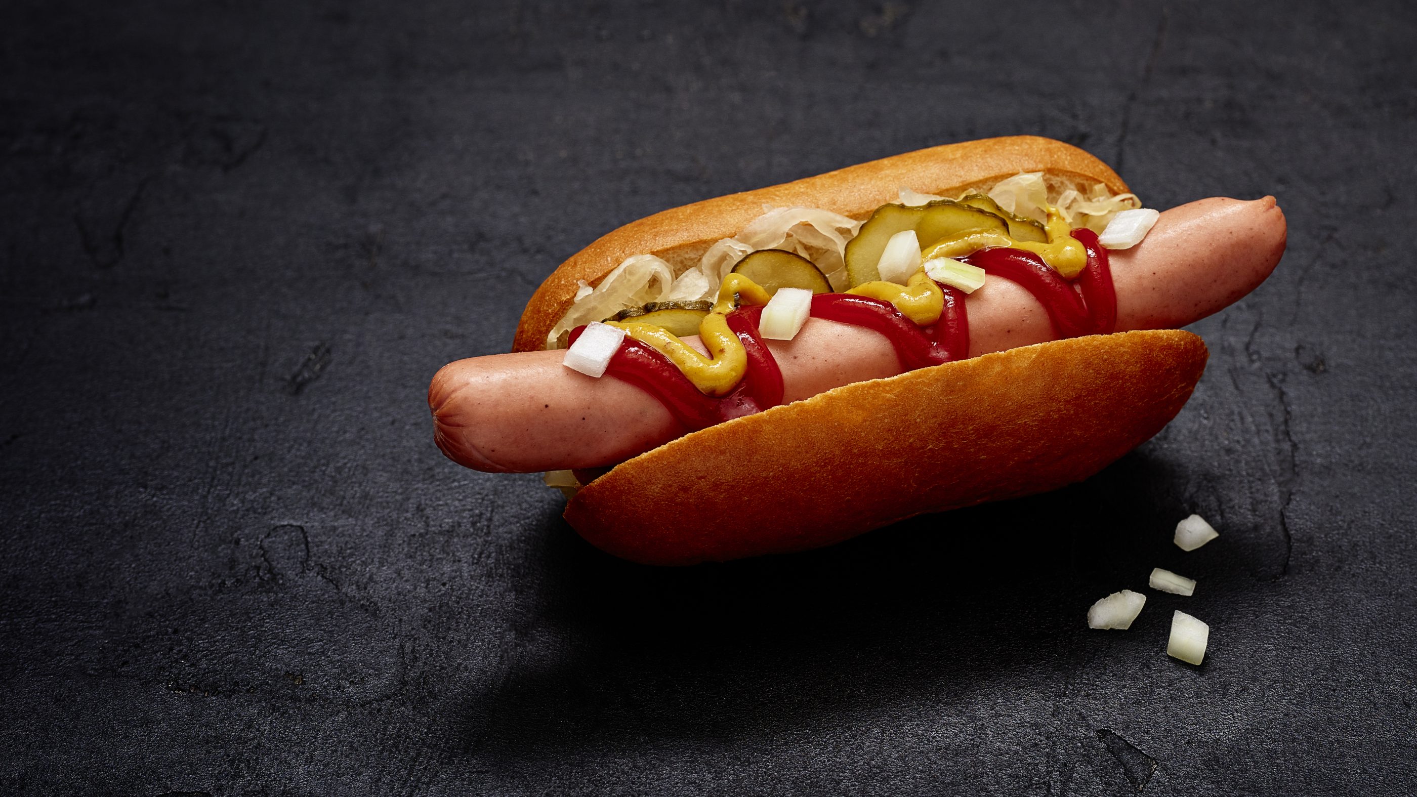 Street Food hot dog.